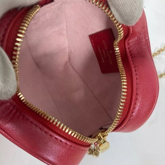 LOUIS VUITTON M80837 Monogram Heart on Chain Pochette 2WAY Shoulder Bag - Picture 8 of 13